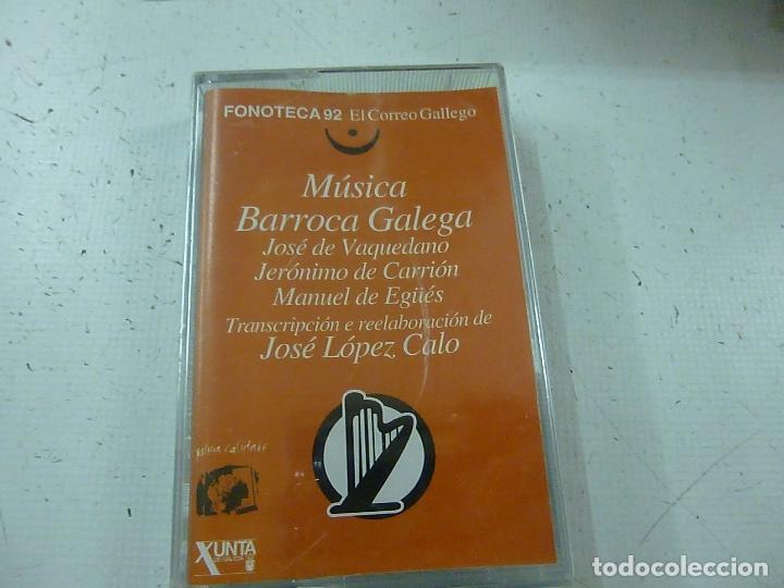 Casetes antiguos: CASETE - CASETTE (FONOTECA 92. EL CORREO GALLEGO) M&Uacute;SICA BARROCA GALEGA