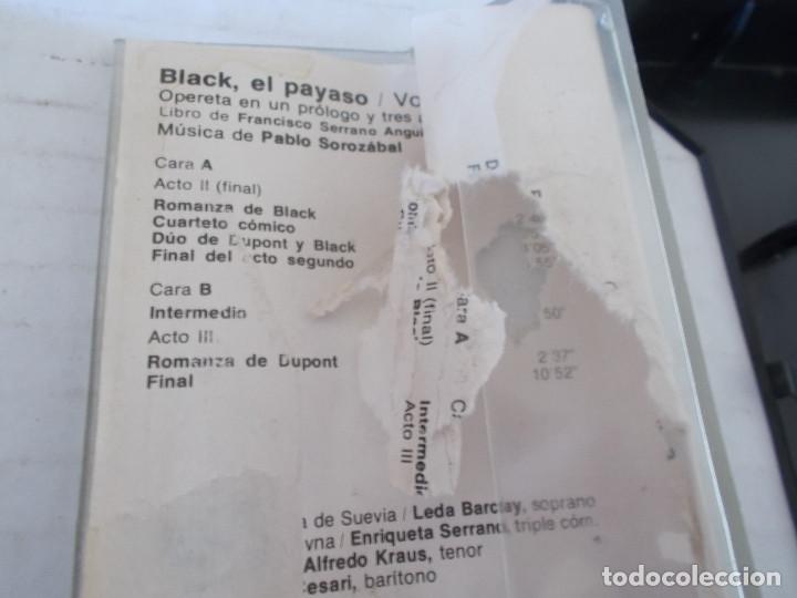 Casetes antiguos: PABLO SOROZABAL. BLACK EL PAYASO VOL II - Foto 3