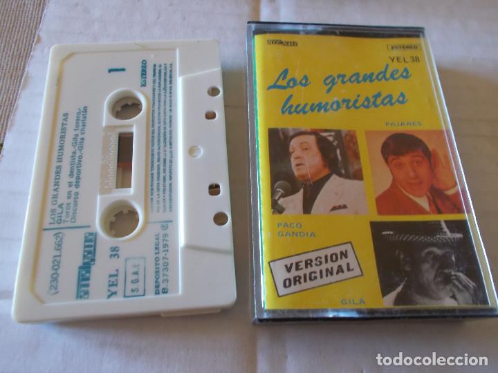 Cassetes antigas: LOS GRANDES HUMORISTAS, GILA, PACO GANDIA, PAJARES