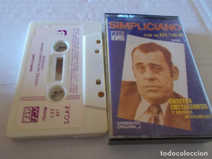 Cassetes antigas: SIMPLICIANO CON SU HUMOR VOL 1
