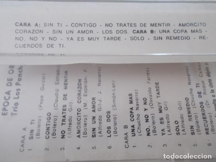 Casetes antiguos: TRIO LOS PANCHOS. EPOCA DE ORO - Foto 2