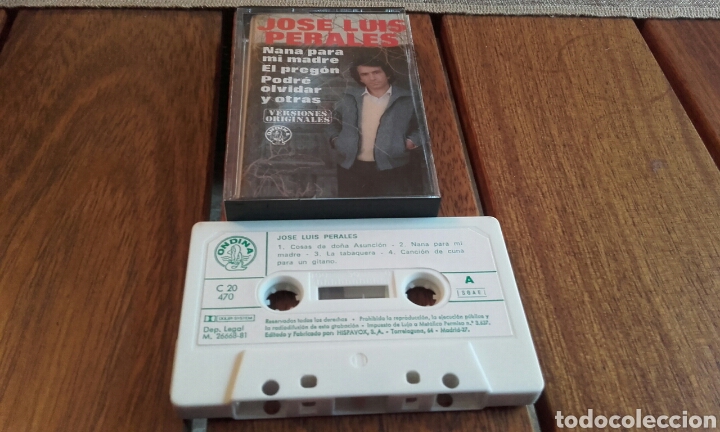 Casetes antiguos: JOS&Eacute; LUIS PERALES ONDINA 1981 - Foto 2