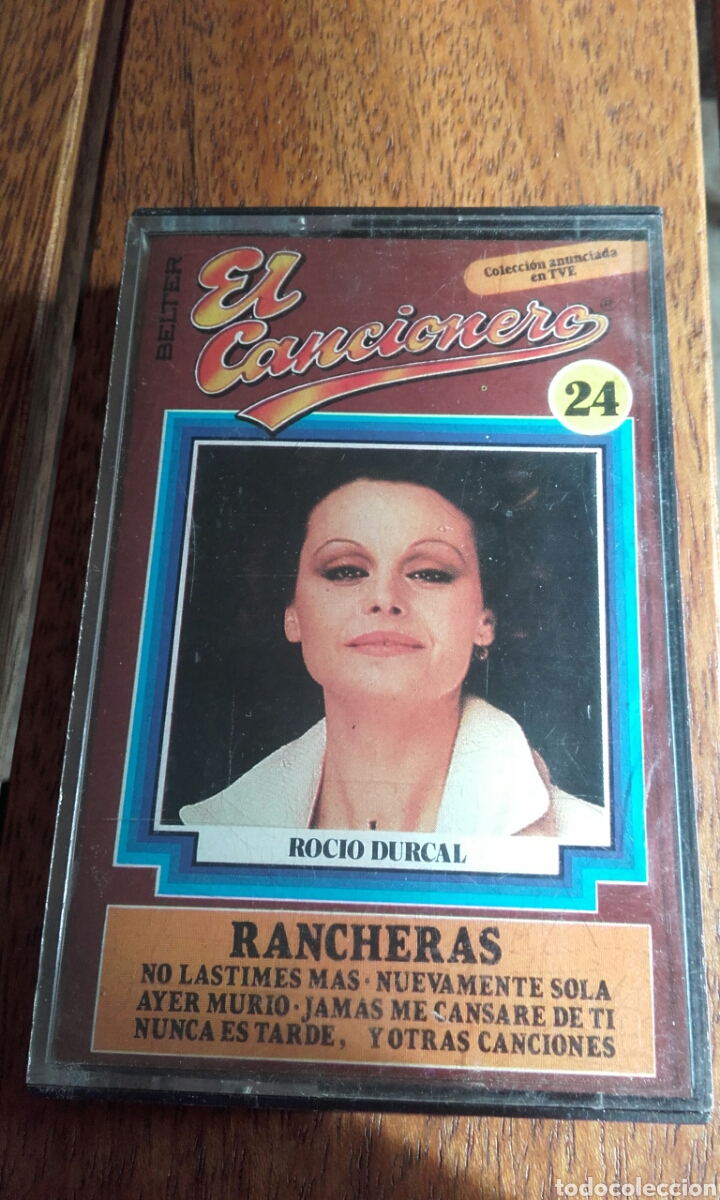 Casetes antiguos: EL CANCIONERO 24 ROCIO D&Uacute;RCAL COLECCI&Oacute;N TVE 1980