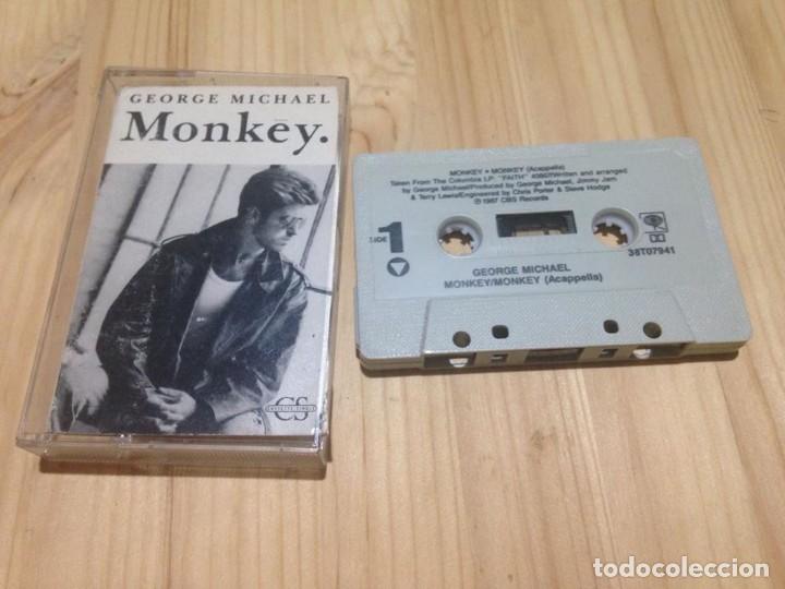 Casetes antiguos: George Michael - Monkey ---CASSETTE MAXI - Foto 1