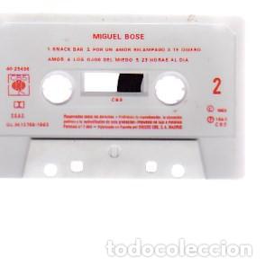 Casetes antiguos: Miguel Bos&eacute; - Made In Spain - Foto 3