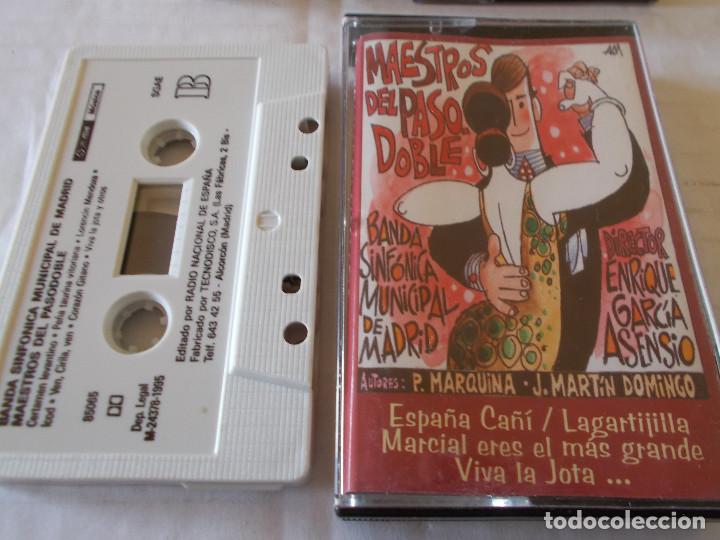 Casetes antiguos: MAESTROS DEL PASODOBLE. PASCUAL MARQUINA, J. MARTIN DOMINGO