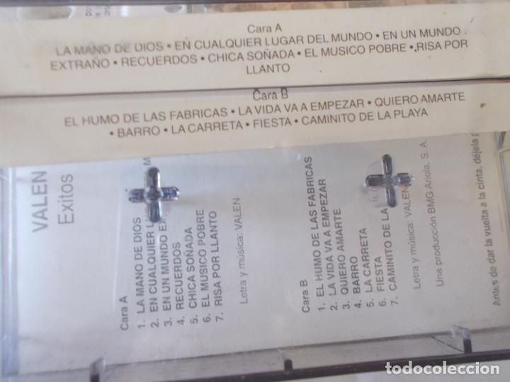 Casetes antiguos: VALEN. EXITOS - Foto 2