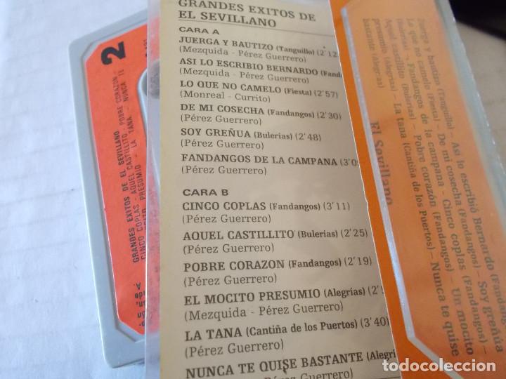 Casetes antiguos: GRANDES EXITOS DE EL SEVILLANO - Foto 2