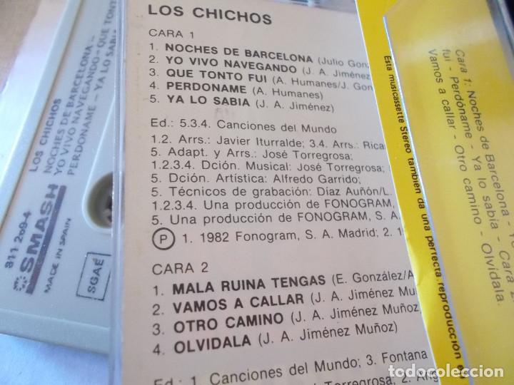Casetes antiguos: LOS CHICHOS. NOCHES DE BARCELONA - Foto 2