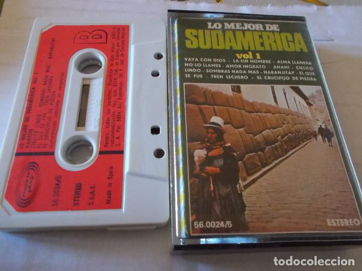 Casetes antiguos: LO MEJOR DE SUDAMERICA VOL. 1