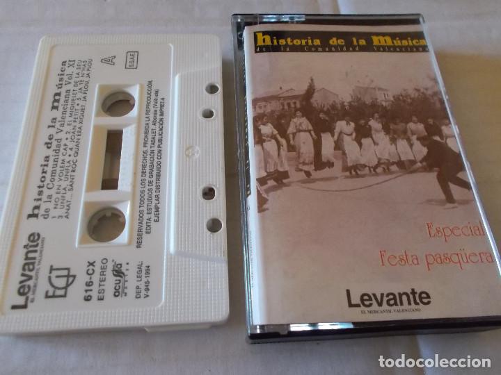 Casetes antiguos: HISTORIA DE LA MUSICA DE LA COMUNIDAD VALENCIANA ESPECIAL FESTA PASQUERA. VOL XI