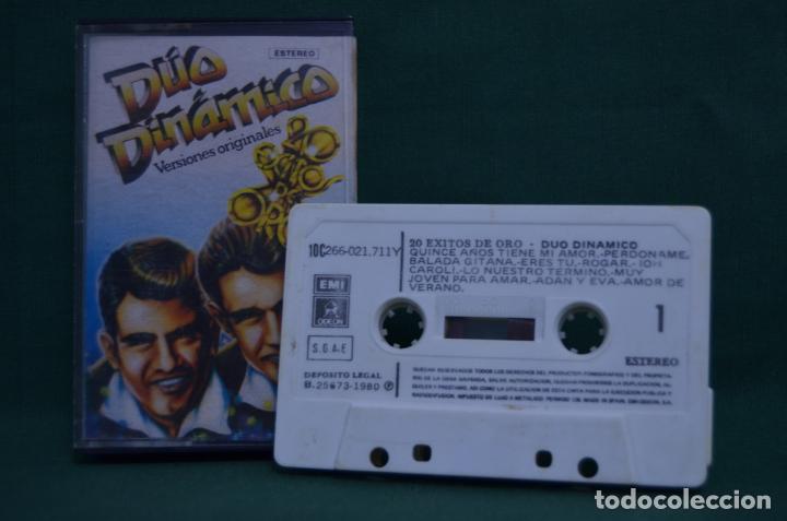 Casetes antiguos: Cinta de casete el d&uacute;o din&aacute;mico 20 &eacute;xitos de oro #24# - Foto 4