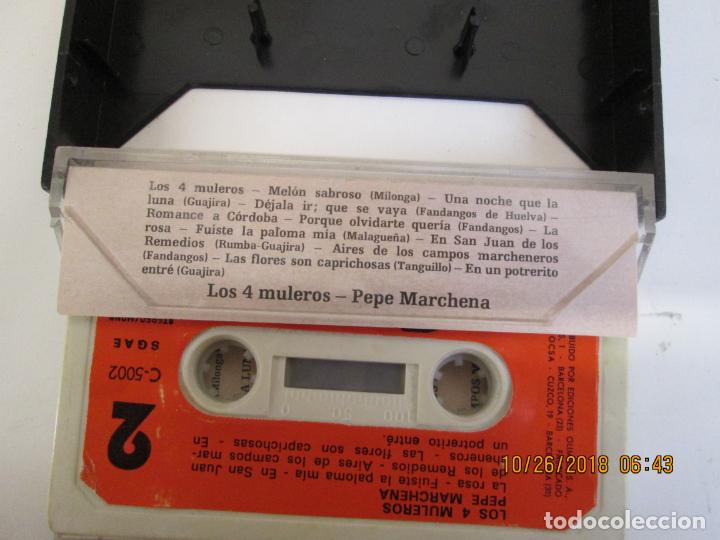 Casetes antiguos: PEPE MARCHENA  LOS CUATRO MULEROS 1974 - Foto 2