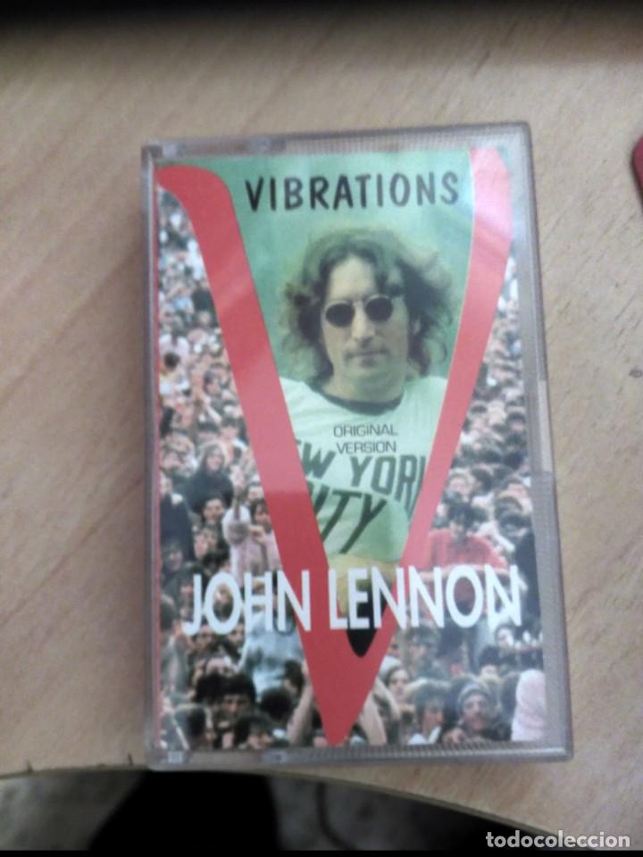 Casetes antiguos: casete john lennon vibrations made in italy