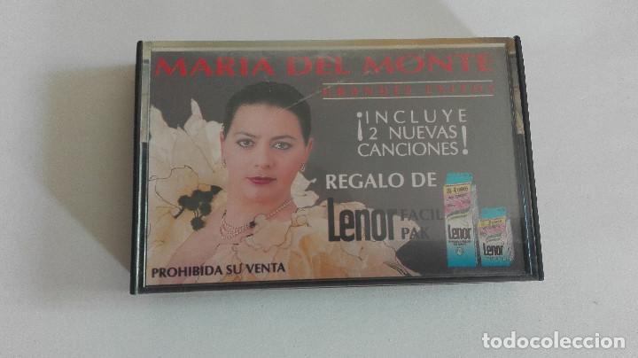 Casetes antiguos: MARIA DEL MONTE EXITOS REGALO DE LENOR CASSETTE CASETE - Foto 1