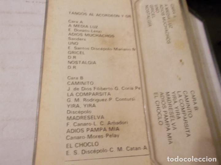Casetes antiguos: TANGOS AL ACORDEON. - Foto 2