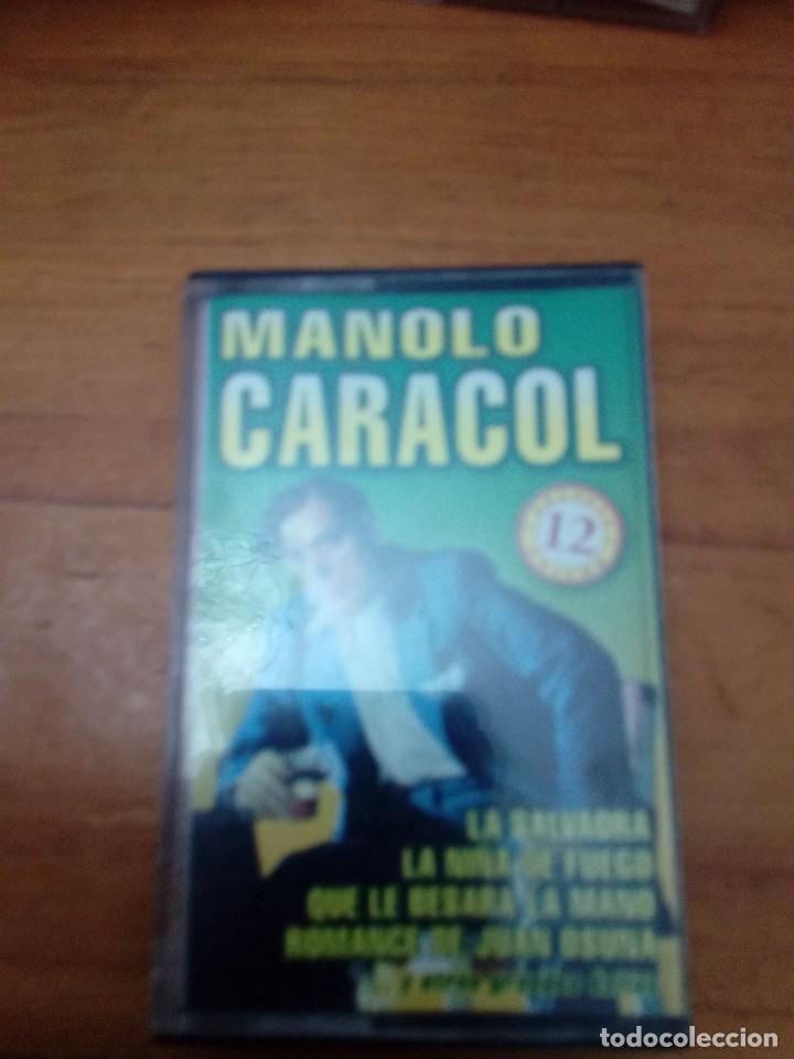 Casetes antiguos: MANOLO CARACOL. 12 EXITOS. C19F - Foto 1