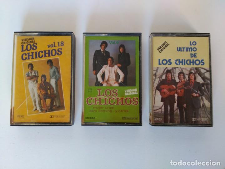 Casetes antiguos: Lote de 3 casetes de Los Chichos - Foto 1