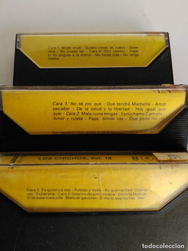 Casetes antiguos: Lote de 3 casetes de Los Chichos - Foto 2