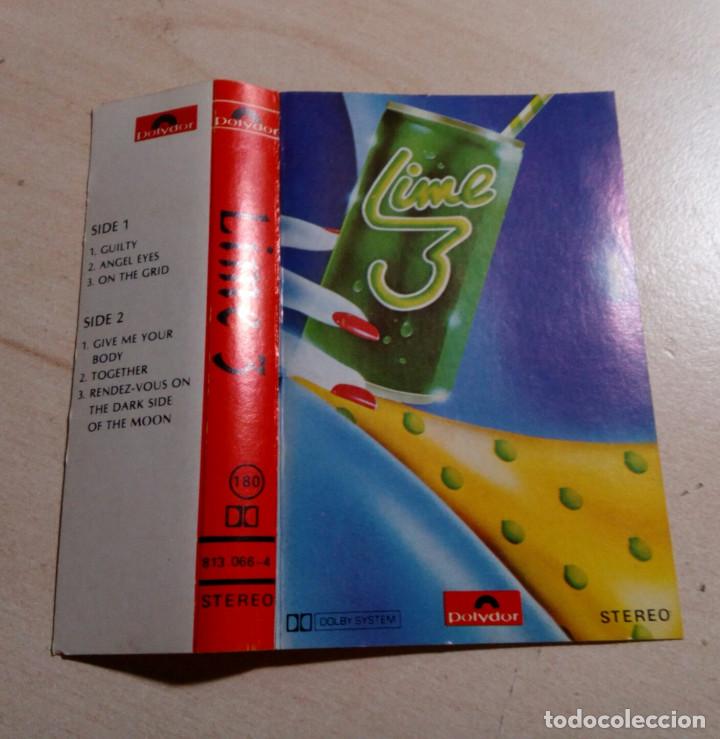 Casetes antiguos: LIME 3.CARATULA CASSETTE.1983. - Foto 1