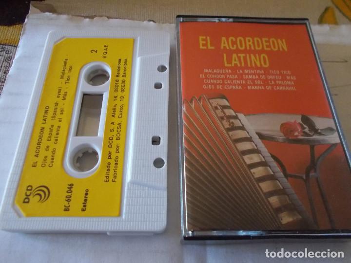 Casetes antiguos: EL ACORDEON LATINO - Foto 1