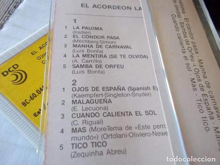 Casetes antiguos: EL ACORDEON LATINO - Foto 2