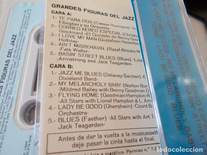 Casetes antiguos: GRANDES FIGURAS DEL JAZZ - Foto 2