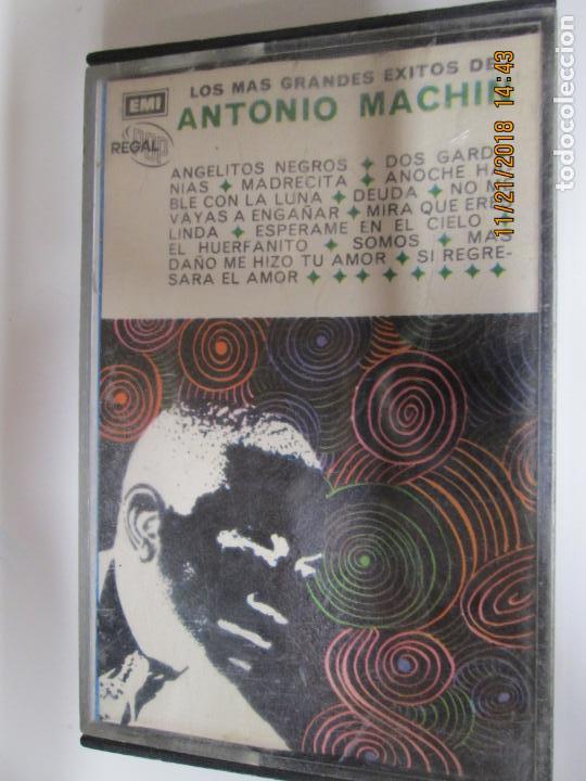 Casetes antiguos: ANTONIO MACHIN - GRANDES EXITOS - EMI - Foto 1