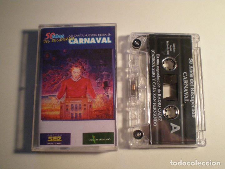 Casetes antiguos: 50 A&Ntilde;OS DEL RECUPERADO CARNAVAL - CASETE CADENA SER CAJA SAN FERNANDO 1998 // CADIZ CARNAVALES