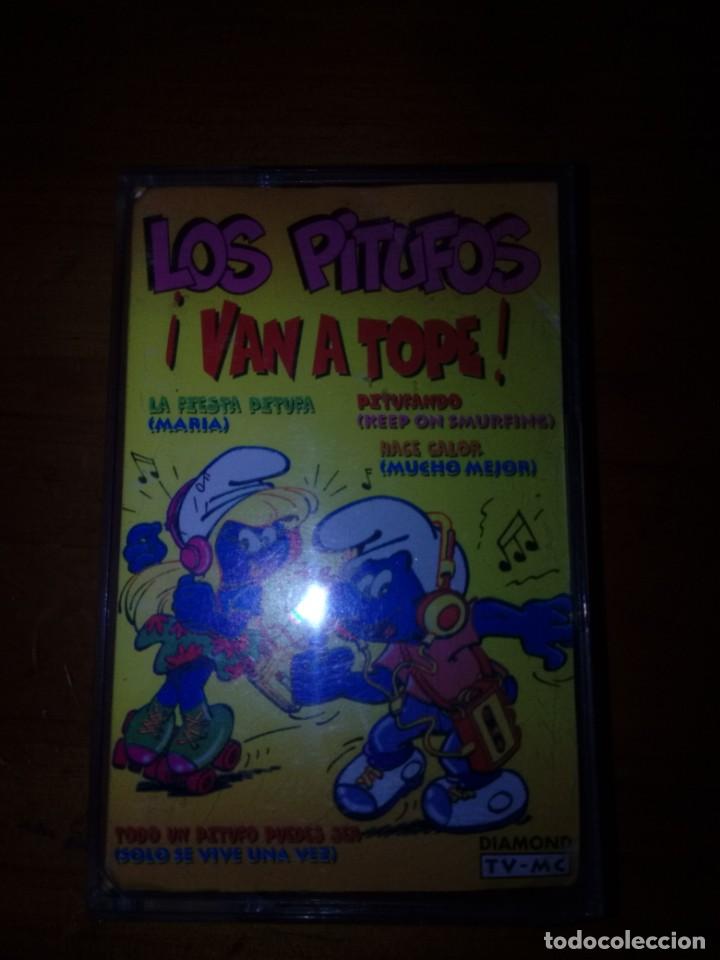 Casetes antiguos: LOS PITUFOS. VAN A TOPE. C10F - Foto 1