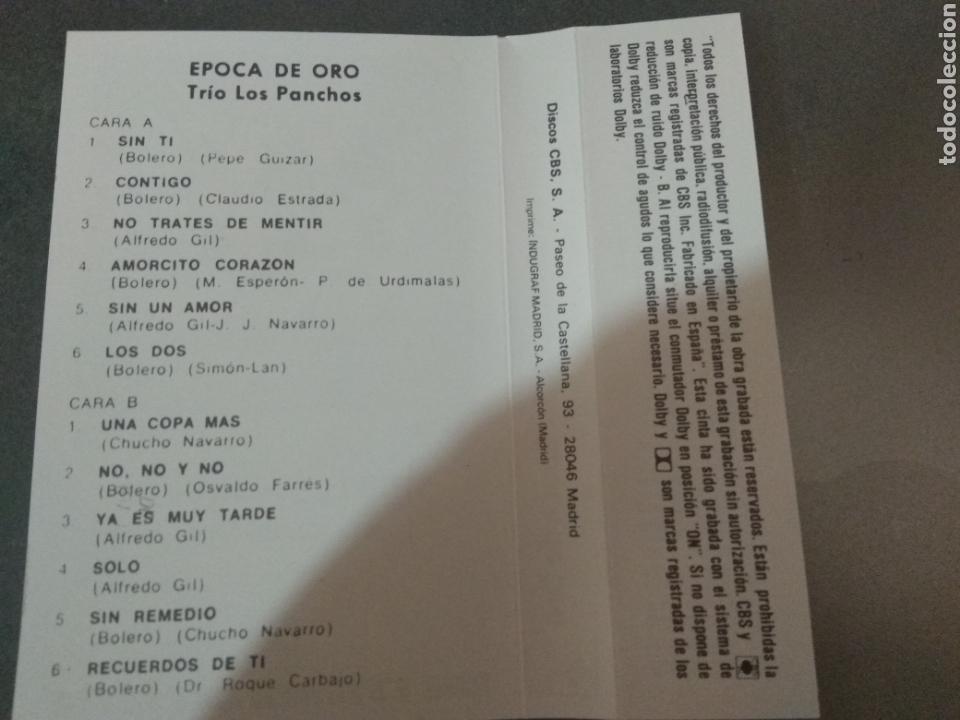 Casetes antiguos: Trio Los Panchos. Epoca de Oro - Foto 2