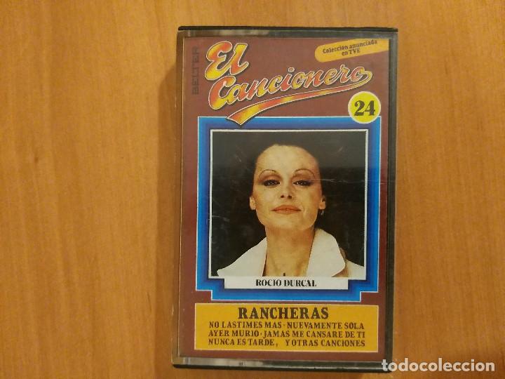 Casetes antiguos: CASETE RANCHERAS DE ROCIO D&Uacute;RCAL, EL CANCIONERO..