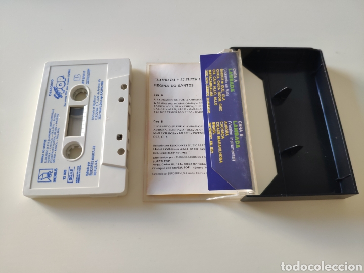 Casetes antiguos: Super pop cassette Lambada - Foto 3