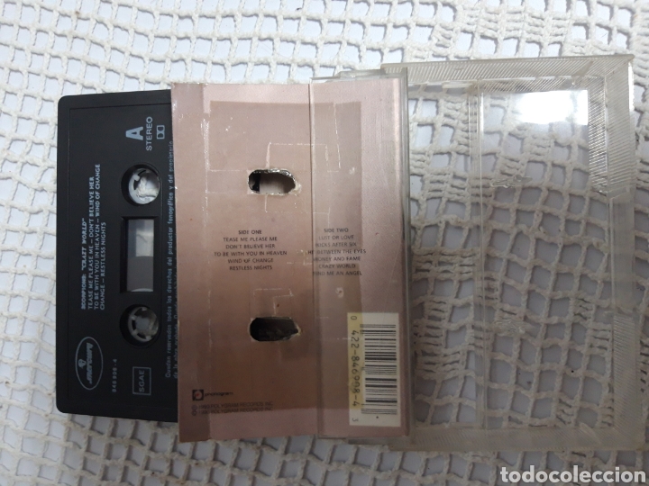 Casetes antiguos: Cinta cassette Scorpions Crazy World - Foto 2
