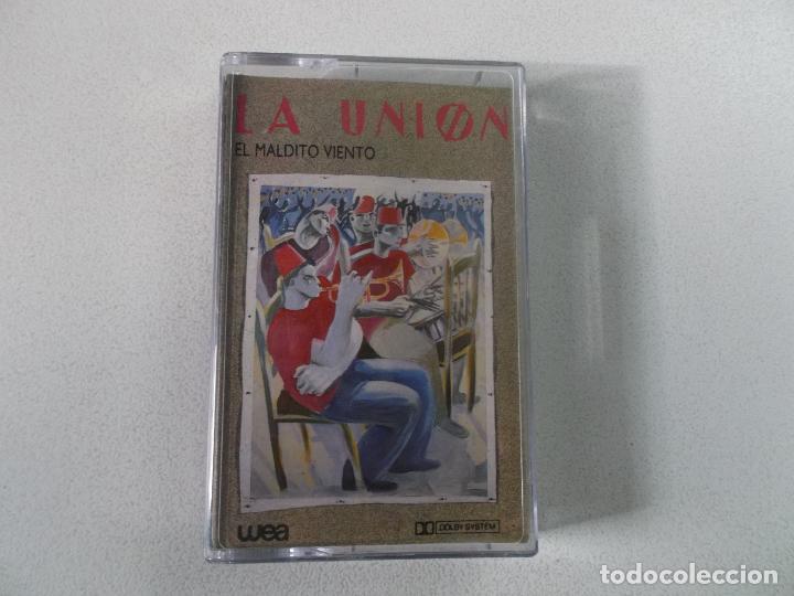 Casetes antiguos: LA UNION EL MALDITO VIENTO WEA 1985 - Foto 3