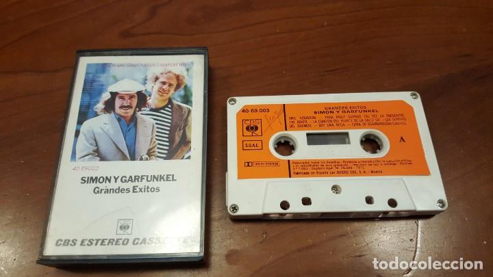 Casetes antiguos: Simon y Garfunkel - Grandes exitos - Casete 1972 - - Foto 1