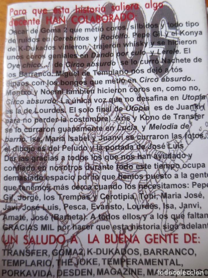 Casetes antiguos: Malos Vicios - Circo Absurdo (Cinta Cassette 1997) - Foto 11