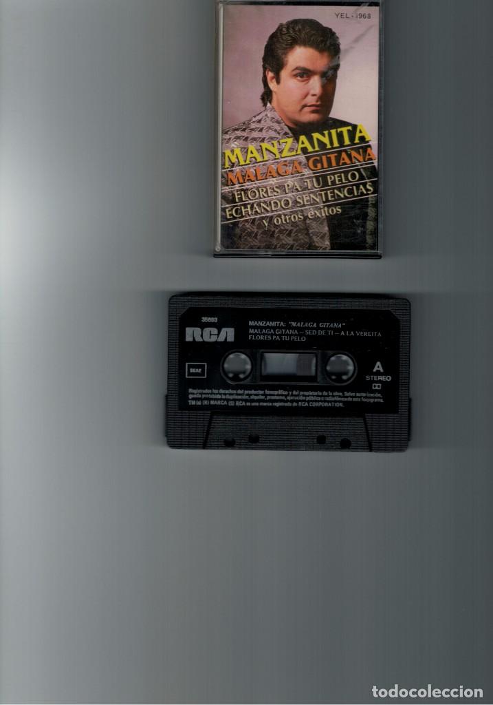 Casetes antiguos: MANZANITA. MALAGA GITANA. RCA, 1989. - Foto 1