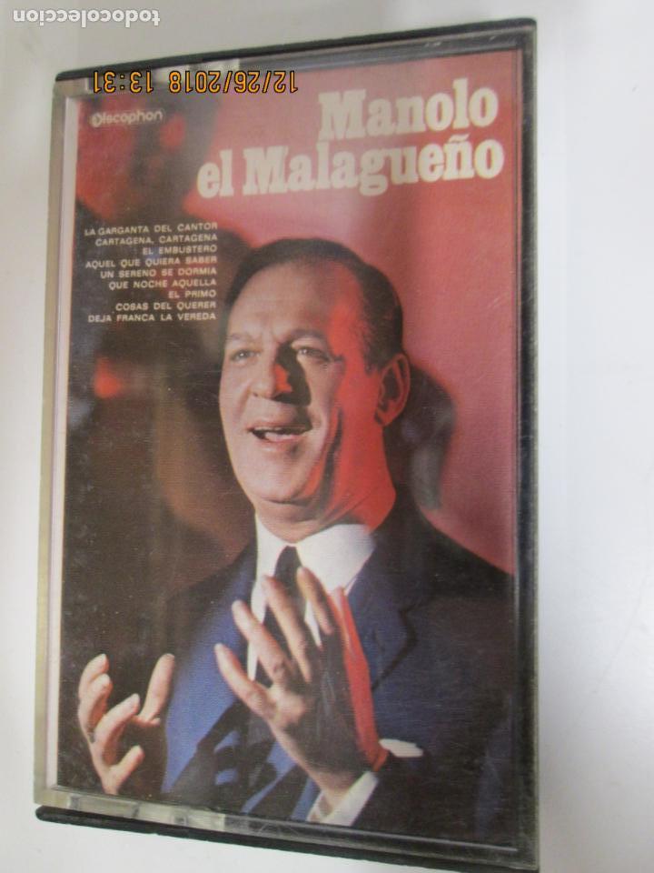 Casetes antiguos: MANOLO EL MALAGUE&Ntilde;O - Foto 1