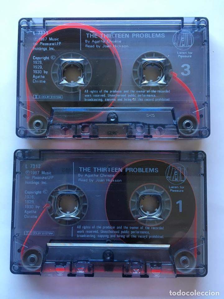 Casetes antiguos: Agatha Christie. The Thirteen Problems. EMI. 1987. Doble cassette. - Foto 13