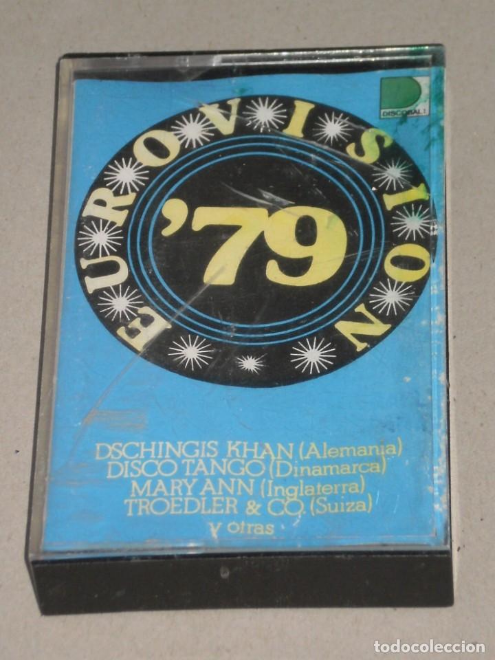 Casetes antiguos: CASETE EUROVISION 79 . DISCOBAL , S.A . A&Ntilde;O 1979