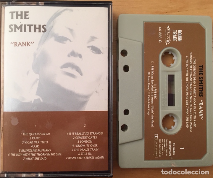 Casetes antiguos: Casete THE SMITHS - &ldquo;RANK&rdquo; - Foto 1