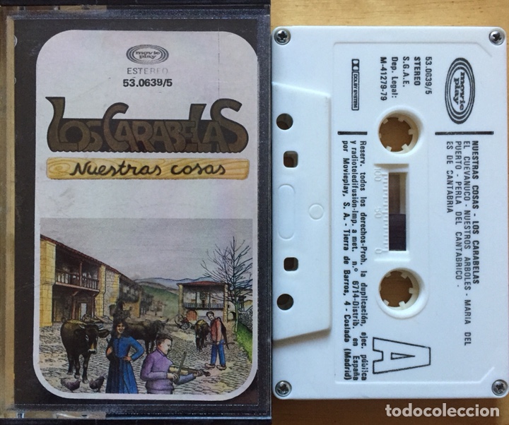 Casetes antiguos: Casete LOS CARABELAS - Nuestras cosas - Foto 1