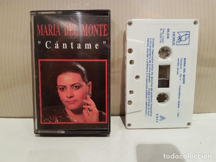Cassetes antigas: cinta casete maria del monte cantame ver fotos