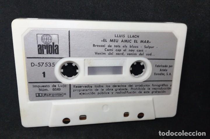 Casetes antiguos: LLUIS LLACH EL MEU AMIC EL MAR - Foto 2