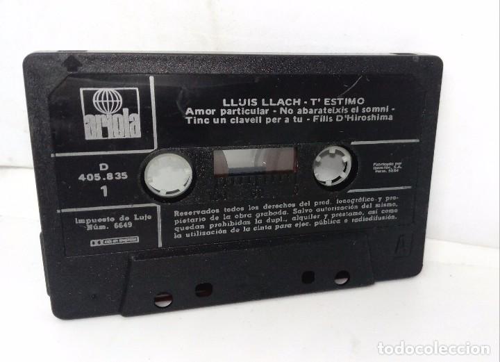 Casetes antiguos: LLUIS LLACH TESTIMO - Foto 2