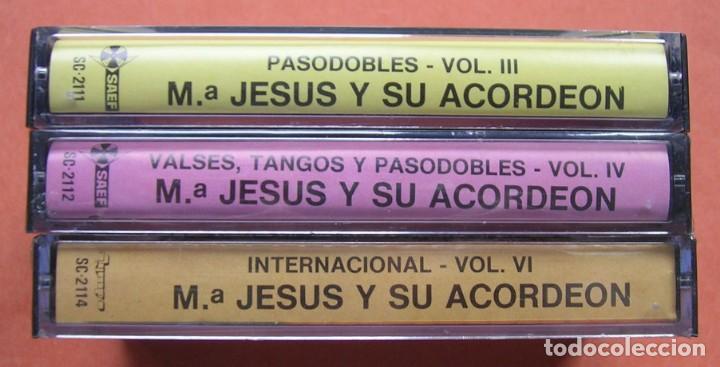 Cassettes Anciennes: M&ordf; JESUS Y SU ACORDEON: VOL 3, 4 Y 6. VER FOTOS