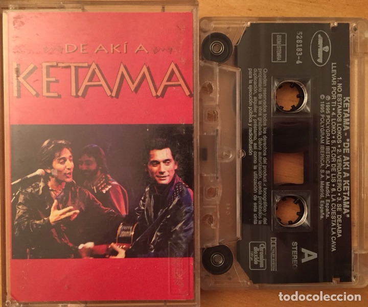Casetes antiguos: Cassette KETAMA - DE AKI A KETAMA (Spain 1995) - Foto 1