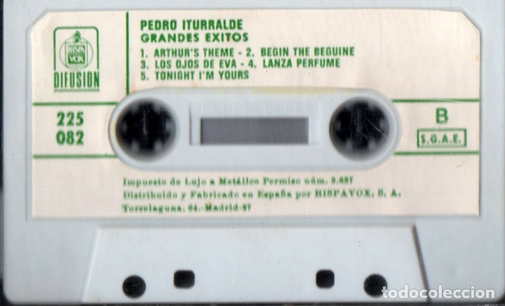 Casetes antiguos: Pedro Iturralde (Grandes &eacute;xitos) - Foto 1