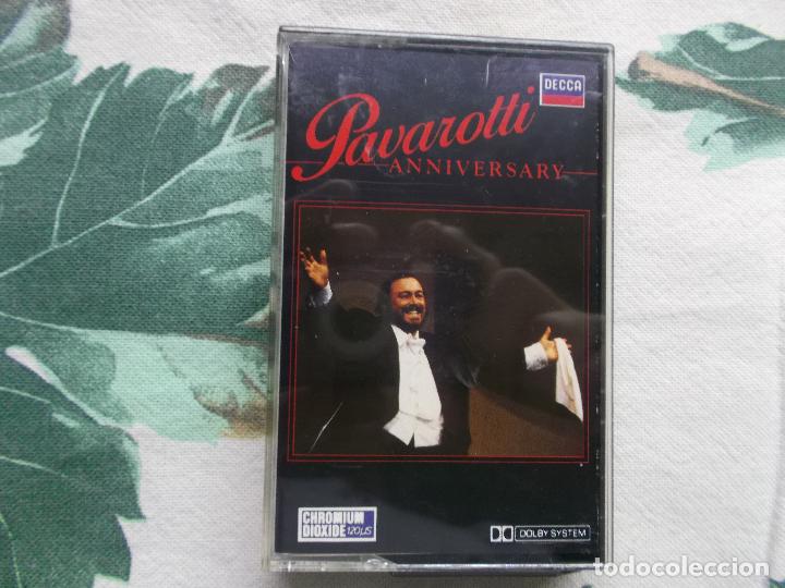 Casetes antiguos: pavarotti aniversary 1986 decca - Foto 1